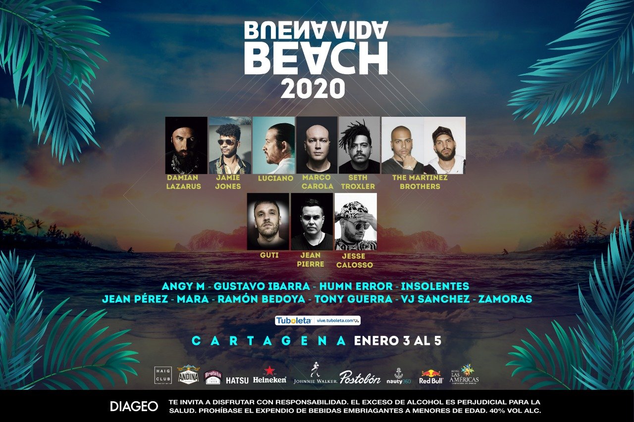 La cuarta versión de Buena Vida Beach ya tiene fecha y lugar Te lo