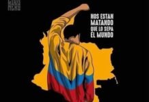 Rezagos del narcotráfico y el paramilitarismo junto con la policia hacen frente a manifestantes