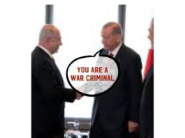 Netanyahu feliz matando civiles en Gaza y mudo frente al líder turco Erdogan quien lo llamo cobarde terrorista