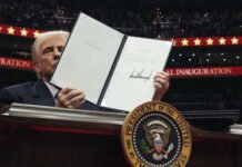 Lista de documentos firmados por Trump en su primer día de presidente