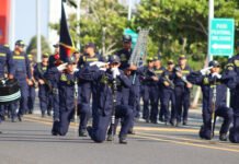 Barranquilla conmemora los 215 años de independencia de Colombia, en el Gran Malecón con desfile militar y policial