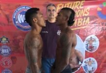 Listo los pesos en el WBA CHAMPIONS para este sábado en Cuadrilátero Élite