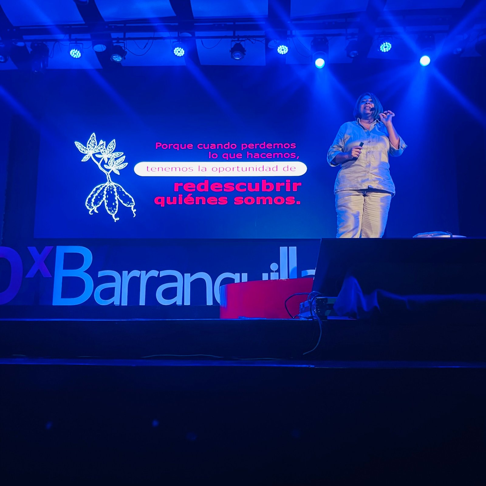 Esta imagen es del evento ted x Barranquilla