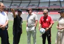 “Qué orgullo encontrar en el Metropolitano un estadio que sea un ejemplo para Sudamérica”: Alejandro Domínguez, presidente de Conmebol