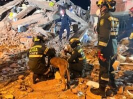 Rescatistas de Barranquilla ya están en Cali apoyando labores de búsqueda tras el sismo