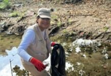 Más de 100 guardianes del medioambiente se unieron para limpiar el arroyo del Jardín Botánico